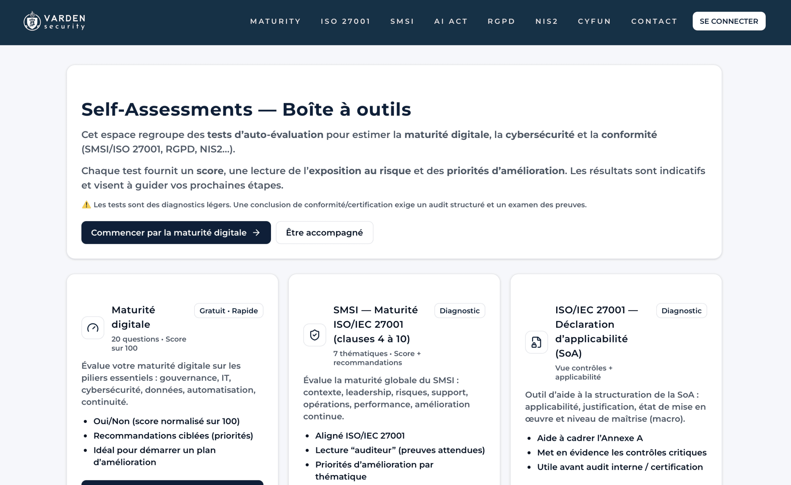 Varden Auditor interface